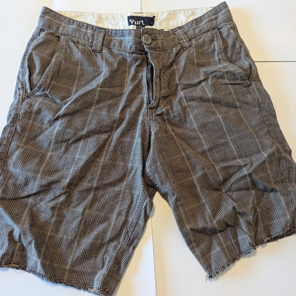 Vurt Size 29 Brown Men's Shorts - Circa 2006-07 - Cut Off Look